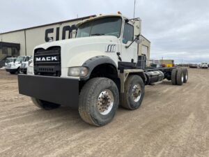 2009 Mack Granite Twin Steer T/A Cab Chassis